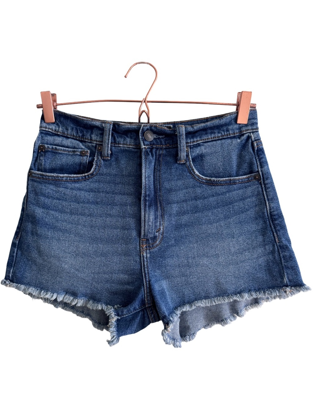 Abercrombie & Fitch The Mom Short High Rise Cut Off Shorts Size 26 | 2